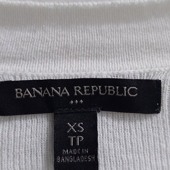 Banana Republic white open-front cardigan, Size XS - Picture 2 of 4